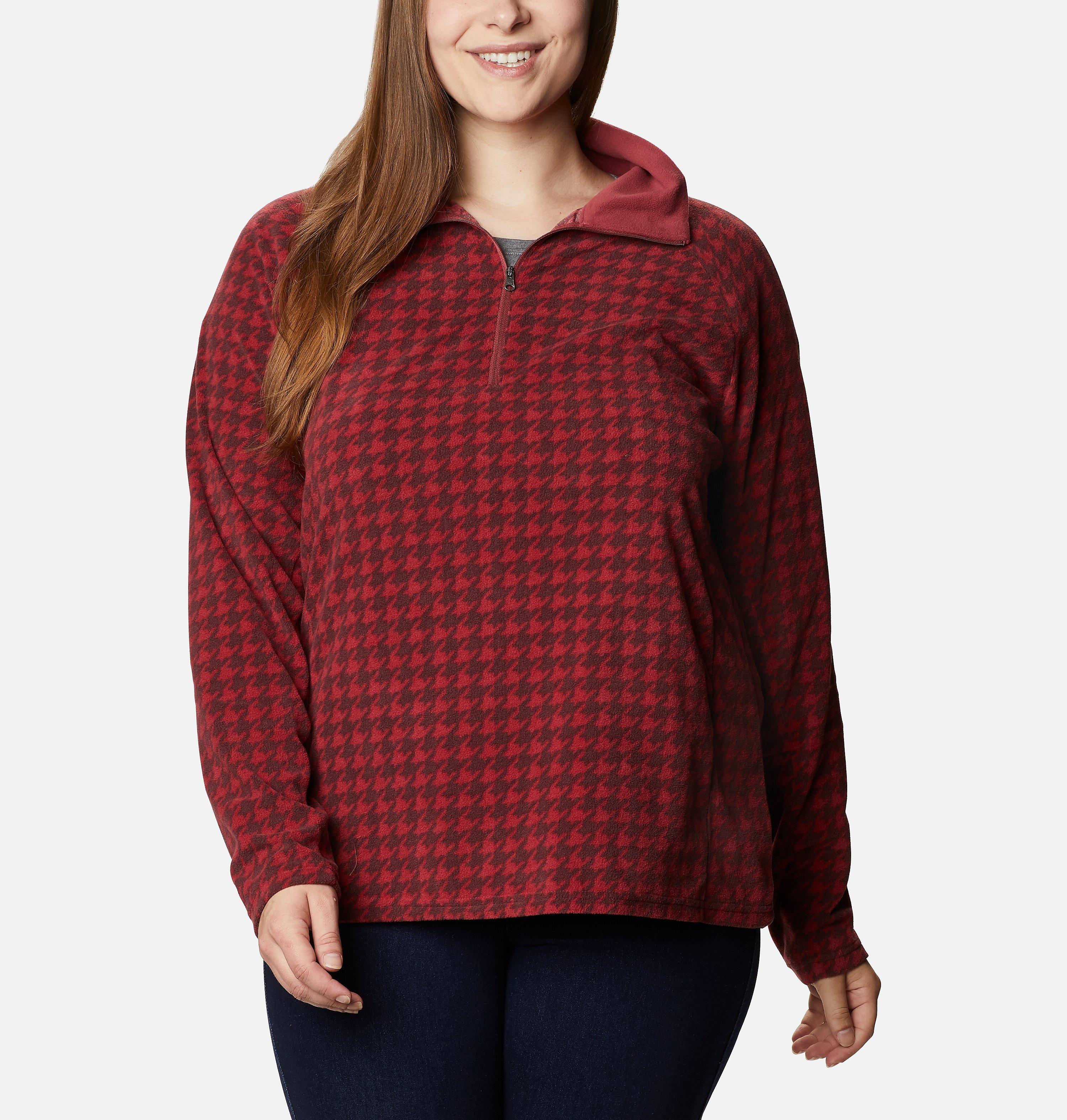 Women's Glacial IV Print Half Zip Pullover - Plus Size 1