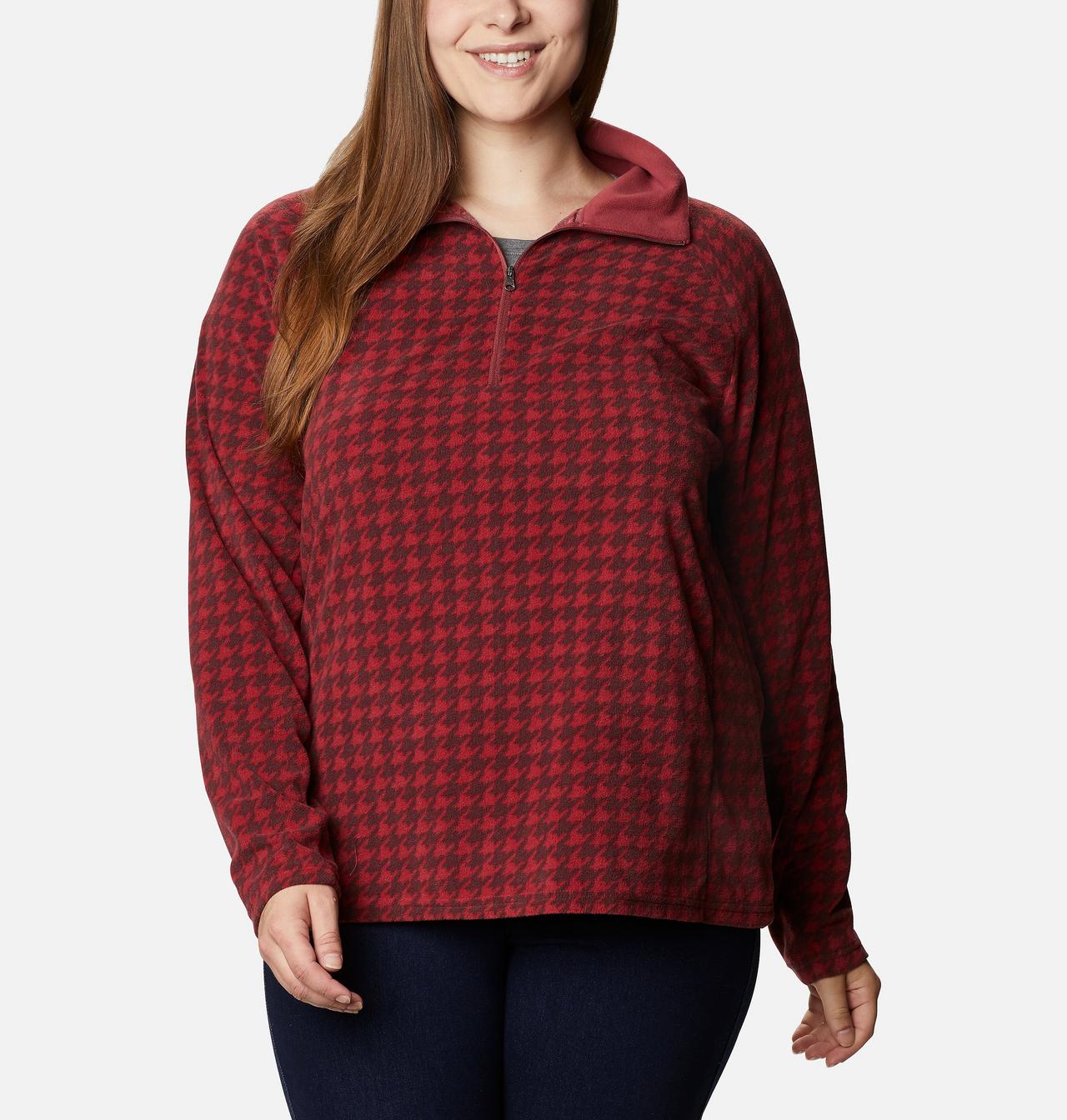 Women's Glacial™ IV Print Half Zip Pullover - Plus Size 1