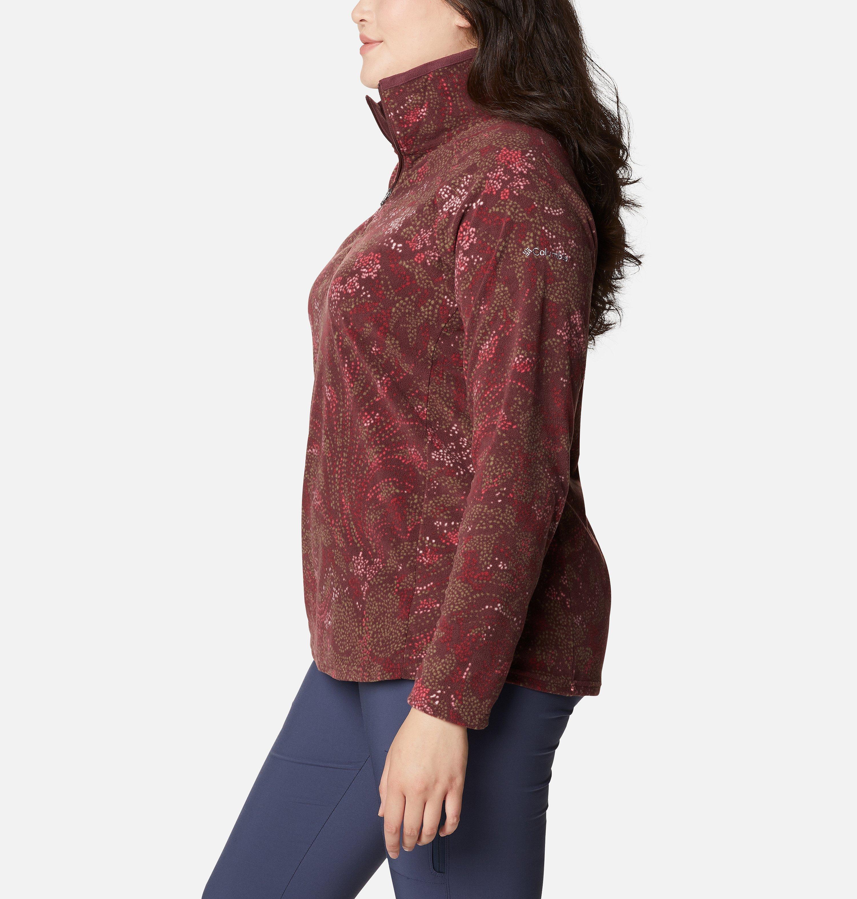 Women's Glacial IV Print Half Zip Pullover - Plus Size 3