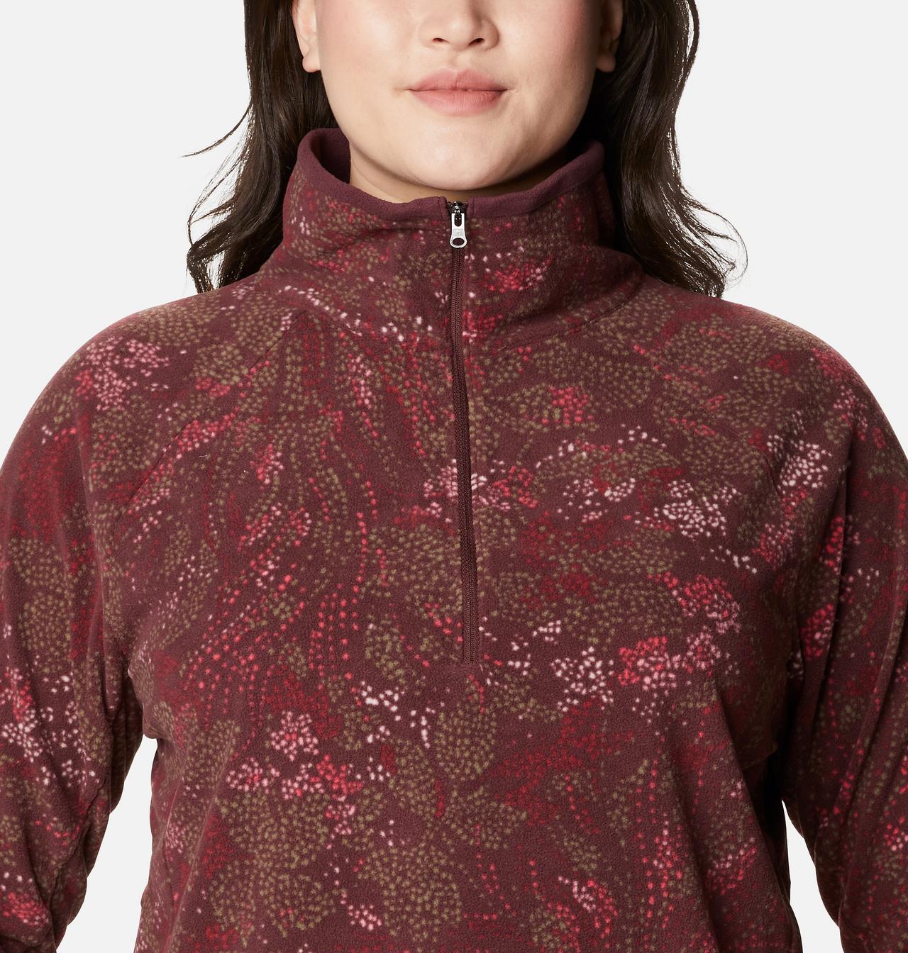 Women's Glacial™ IV Print Half Zip Pullover - Plus Size 4