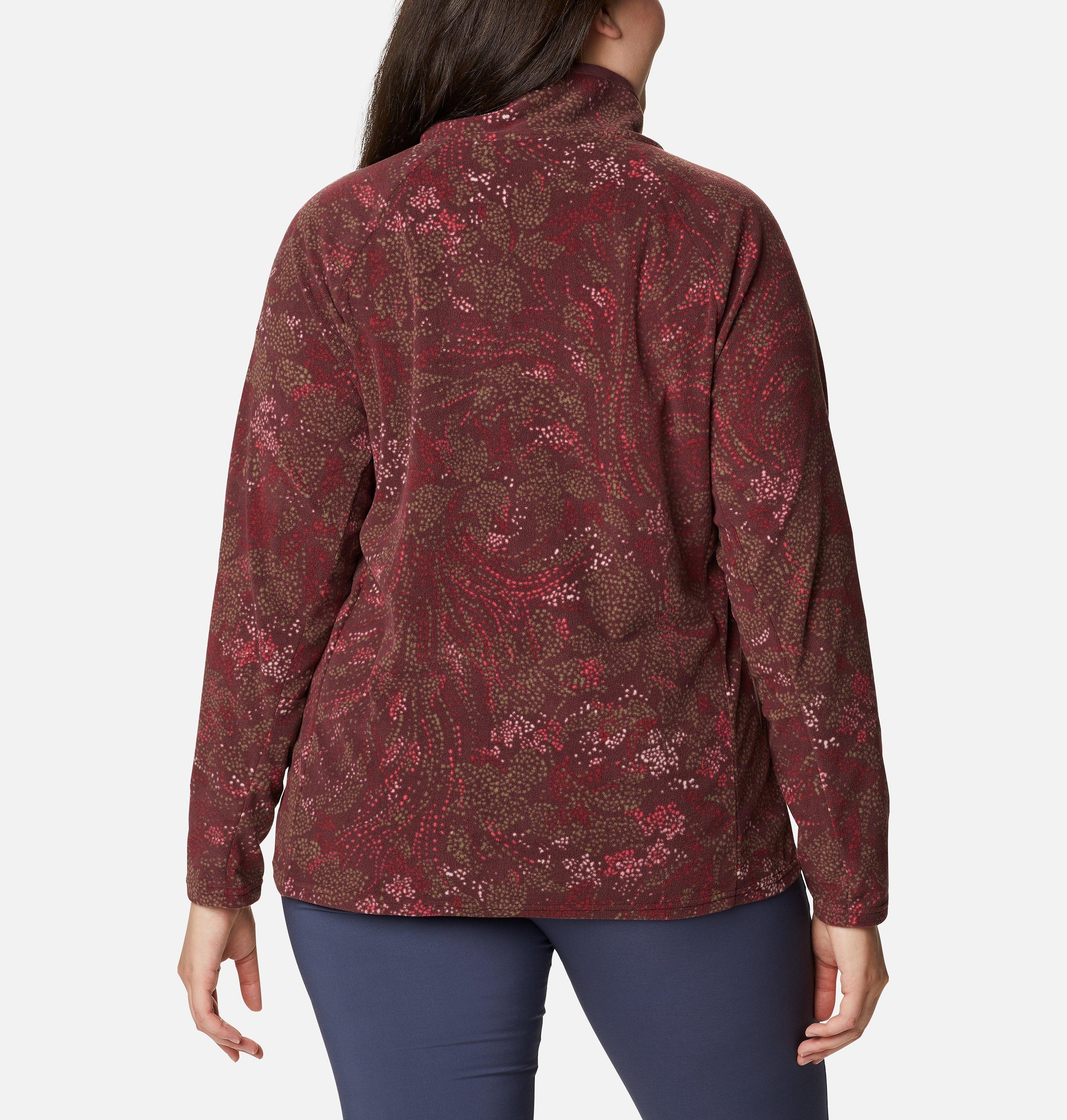 Women's Glacial IV Print Half Zip Pullover - Plus Size 2