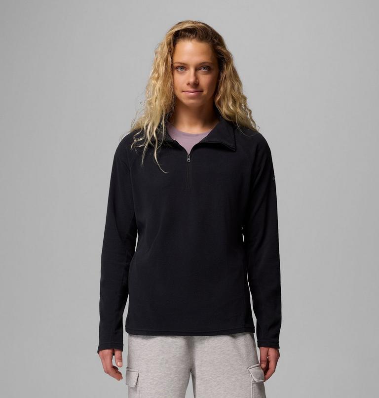 Women's Glacial IV Half Zip Fleece, Color: Black, image 1