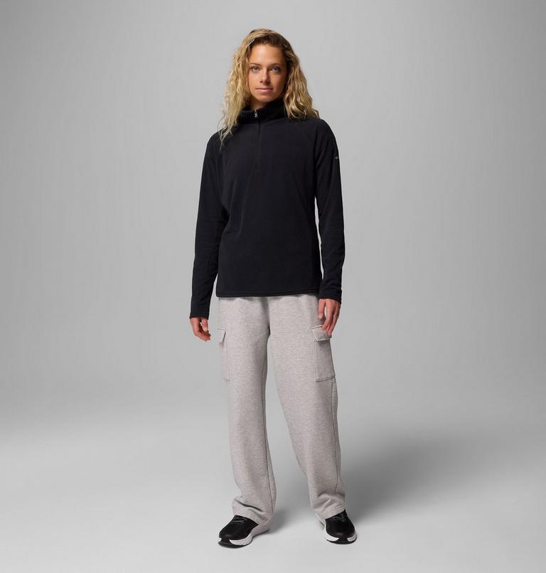 Women's Glacial IV Half Zip Fleece, Color: Black, image 2