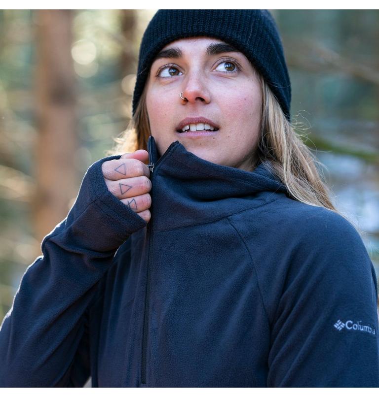 Women's Glacial IV Half Zip Fleece, Color: Black, image 6