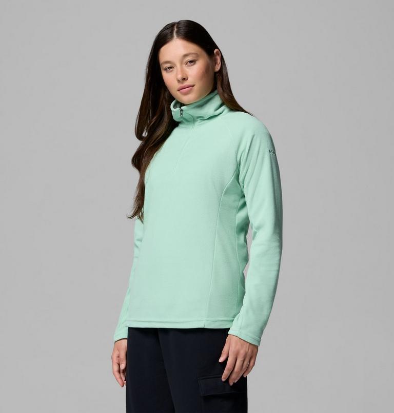 Women's Glacial IV Half Zip Fleece, Color: New Mint, image 4