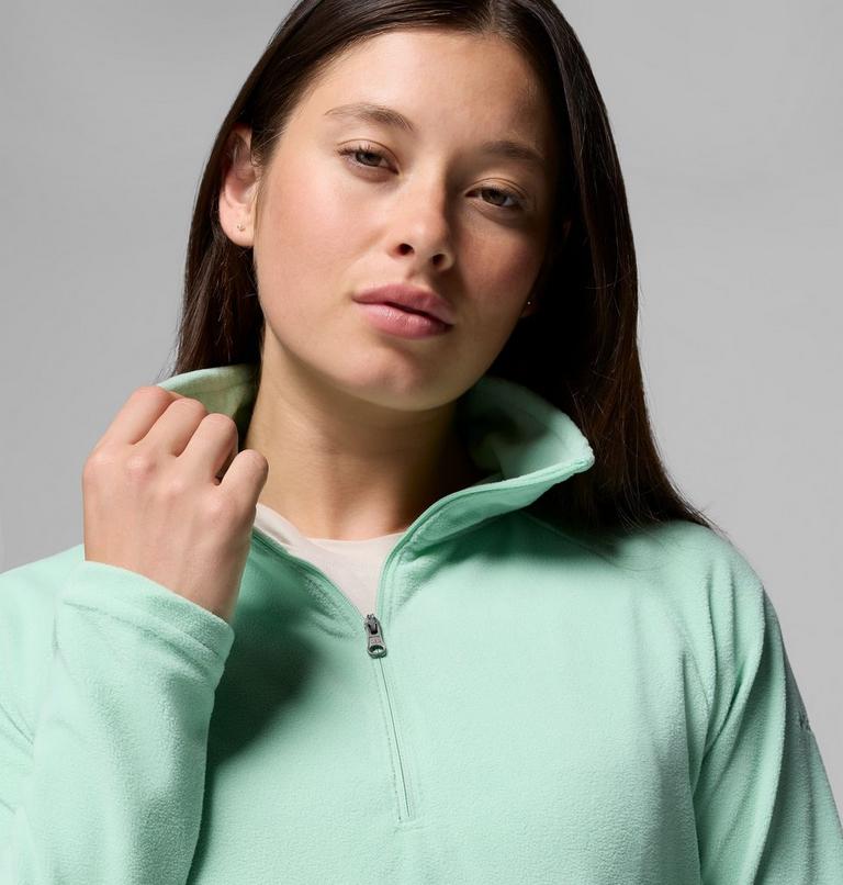 Women's Glacial IV Half Zip Fleece, Color: New Mint, image 5