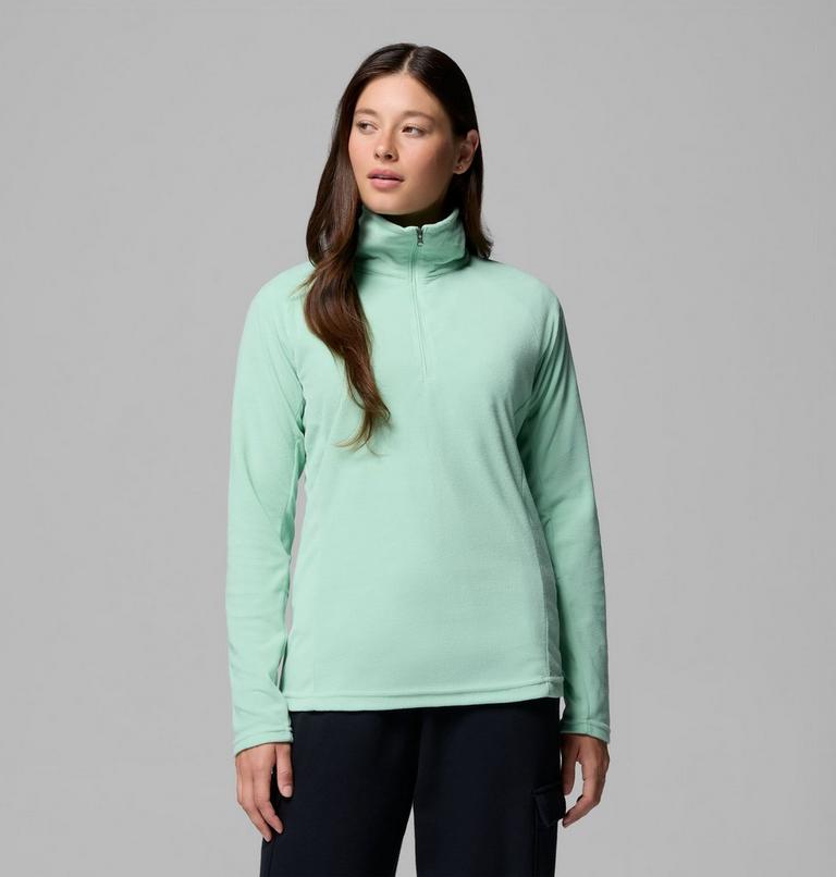 Women's Glacial IV Half Zip Fleece, Color: New Mint, image 1