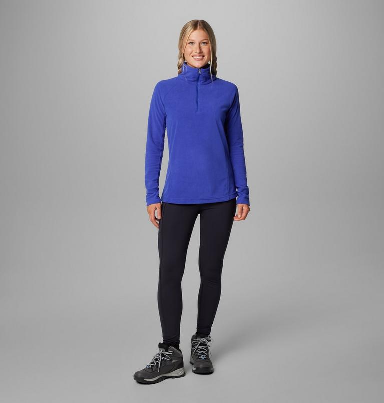 Women's Glacial IV Half Zip Fleece, Color: Clematis Blue, image 3
