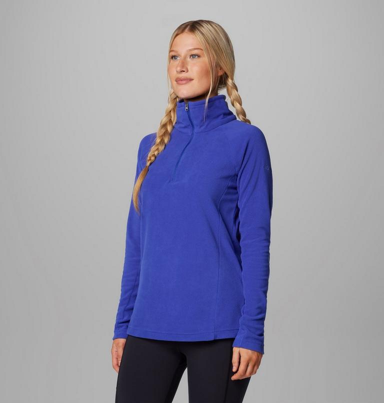 Women's Glacial IV Half Zip Fleece, Color: Clematis Blue, image 4