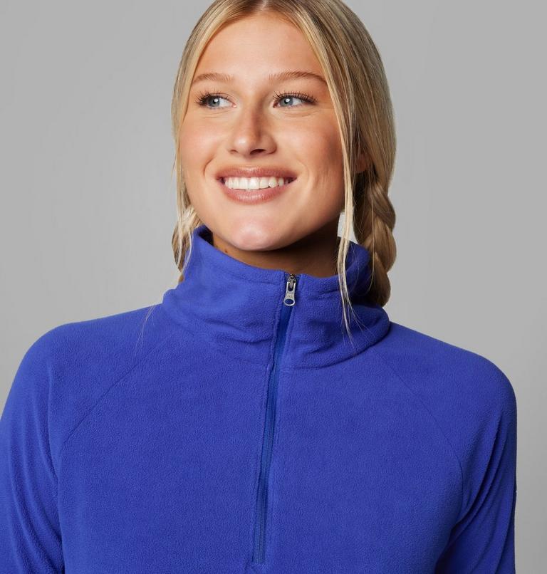 Women's Glacial IV Half Zip Fleece, Color: Clematis Blue, image 5