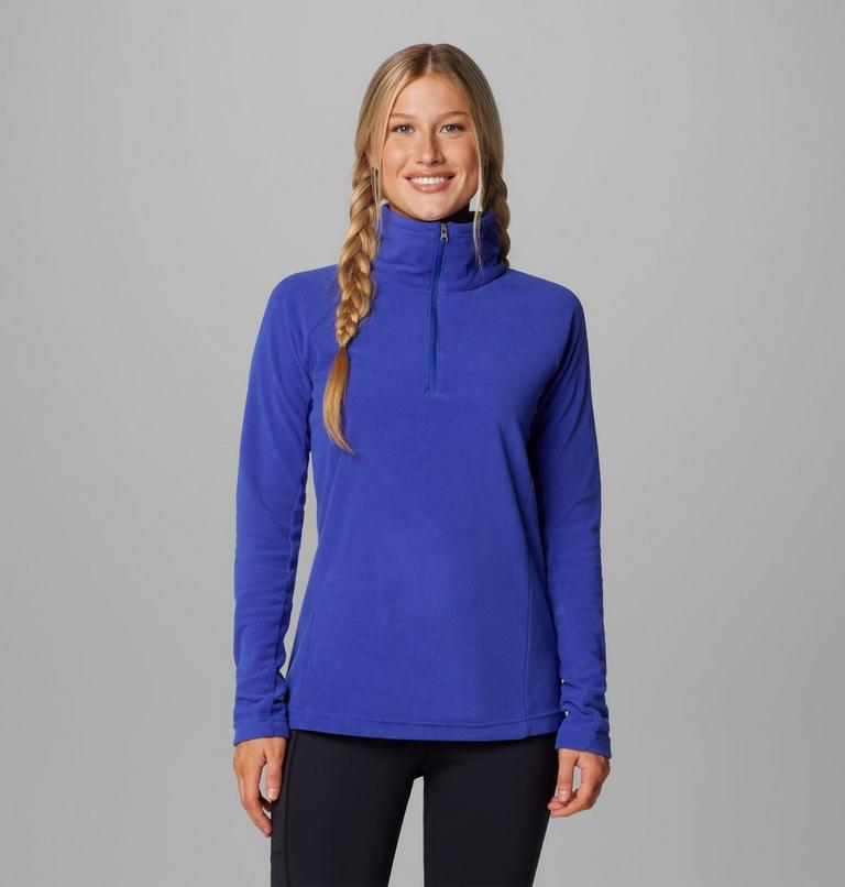 Women's Glacial IV Half Zip Fleece, Color: Clematis Blue, image 1