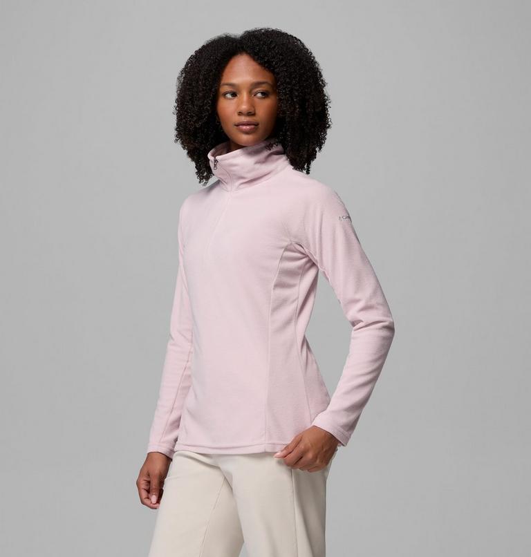 Forro polar con media cremallera Glacial IV para mujer, Color: Mineral Pink, image 4