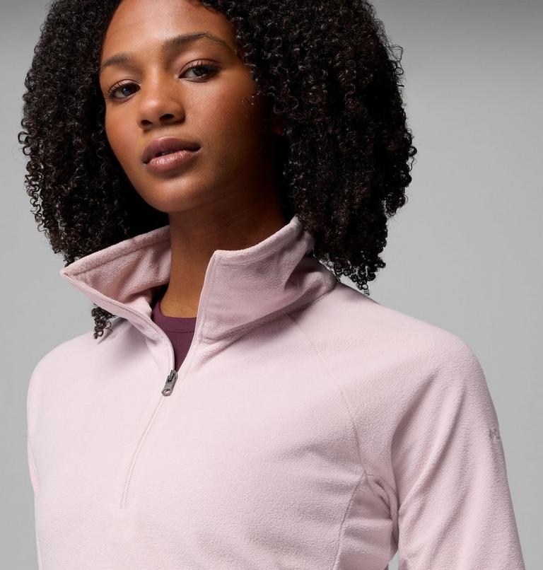Forro polar con media cremallera Glacial IV para mujer, Color: Mineral Pink, image 5