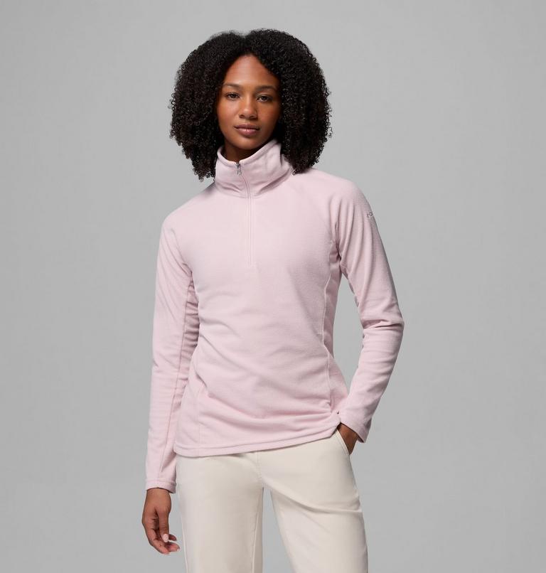 Forro polar con media cremallera Glacial IV para mujer, Color: Mineral Pink, image 1
