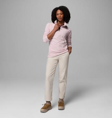 Forro polar con media cremallera Glacial IV para mujer, Color: Mineral Pink, image 8