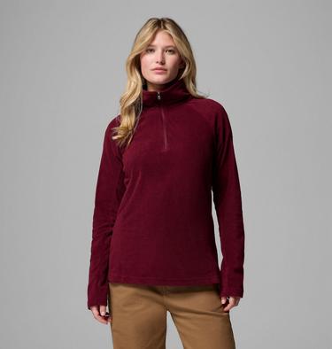 Forro polar con media cremallera Glacial IV para mujer, Color: Rich Wine, image 9