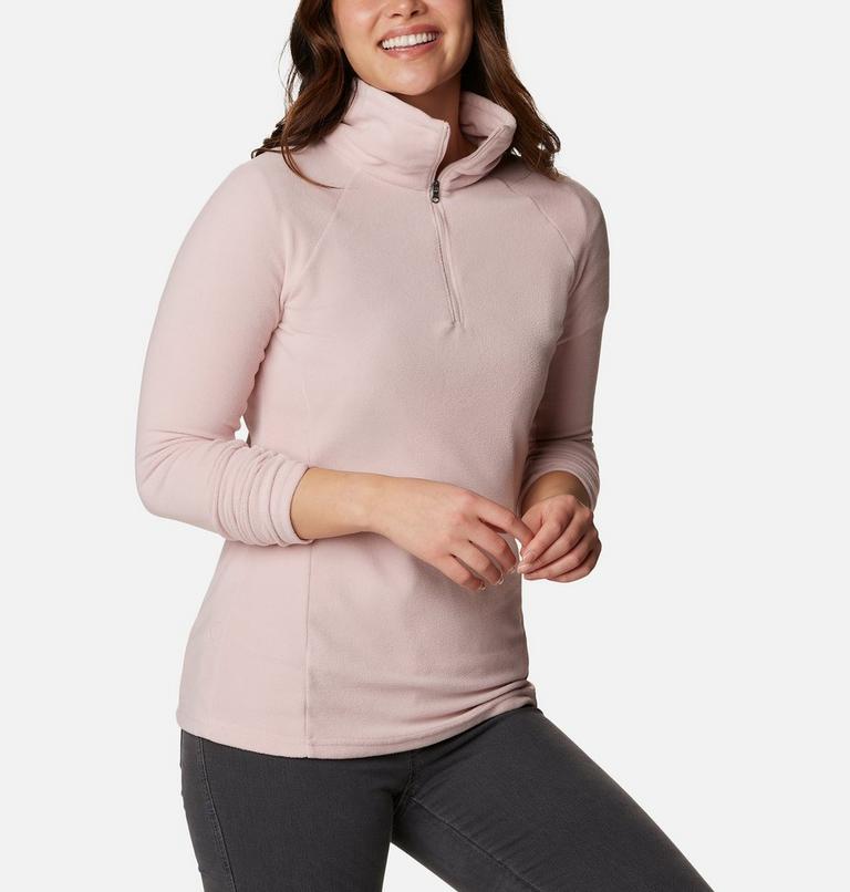 Women's Glacial IV Half Zip Fleece, Color: Dusty Pink, image 5