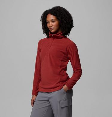 Women's Glacial IV Half Zip Fleece, Color: Red Oxide, image 4
