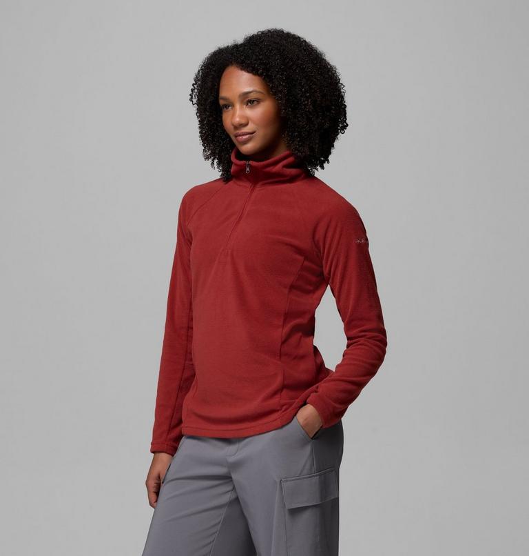 Forro polar con media cremallera Glacial IV para mujer, Color: Red Oxide, image 4
