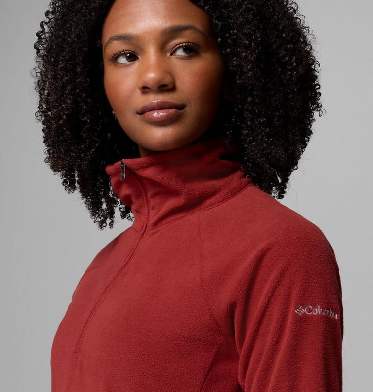 Forro polar con media cremallera Glacial IV para mujer, Color: Red Oxide, image 5