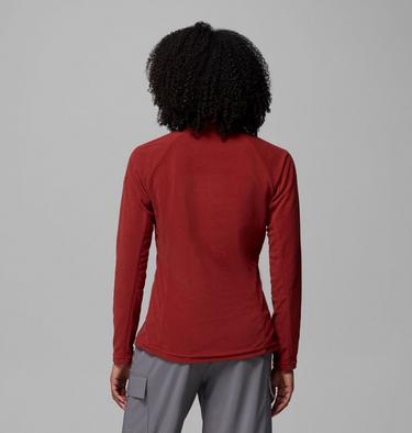 Women's Glacial IV Half Zip Fleece, Color: Red Oxide, image 3