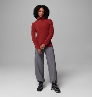 Forro polar con media cremallera Glacial IV para mujer, Color: Red Oxide, image 4