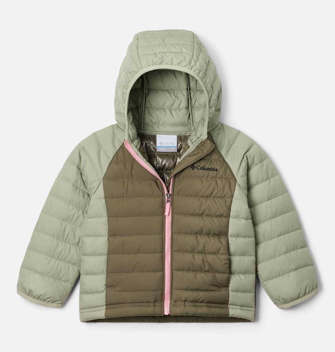 Girls' Toddler Powder Lite™ Hooded Jacket 1