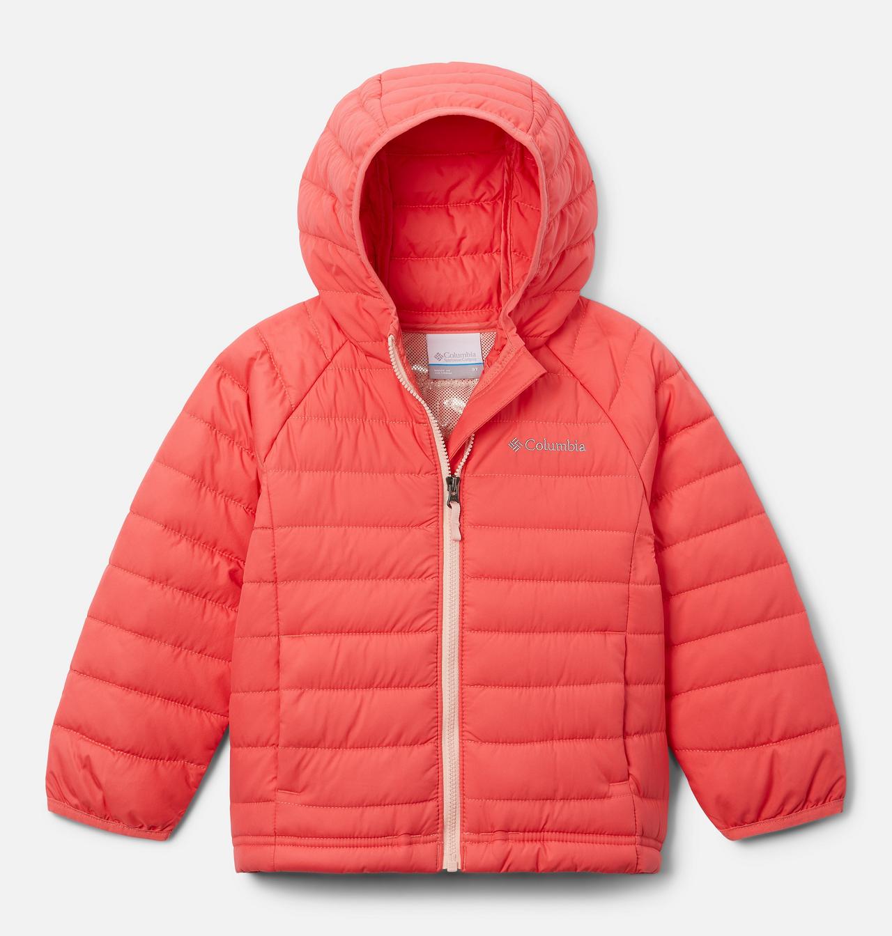 Girls' Toddler Powder Lite™ Hooded Jacket 1