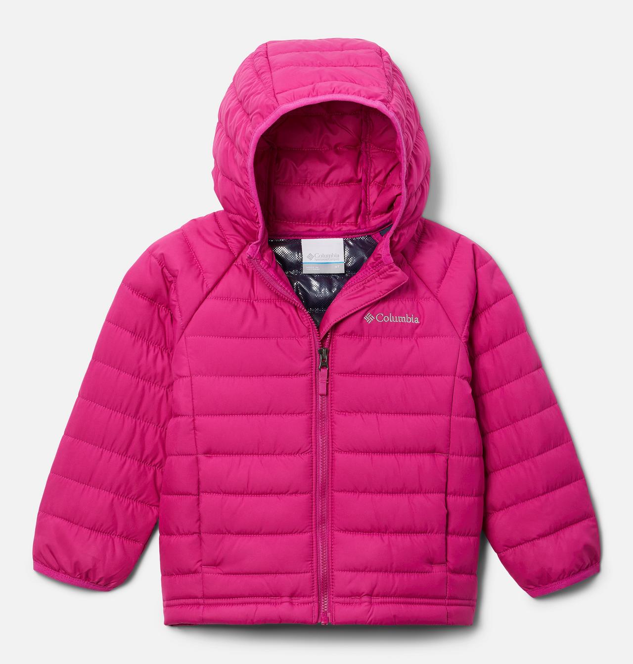 Girls' Toddler Powder Lite™ Hooded Jacket 1