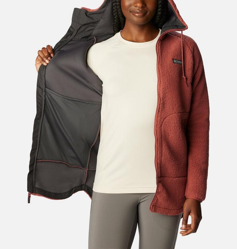 Women's CSC Sherpa Jacket, Color: Beetroot, image 5