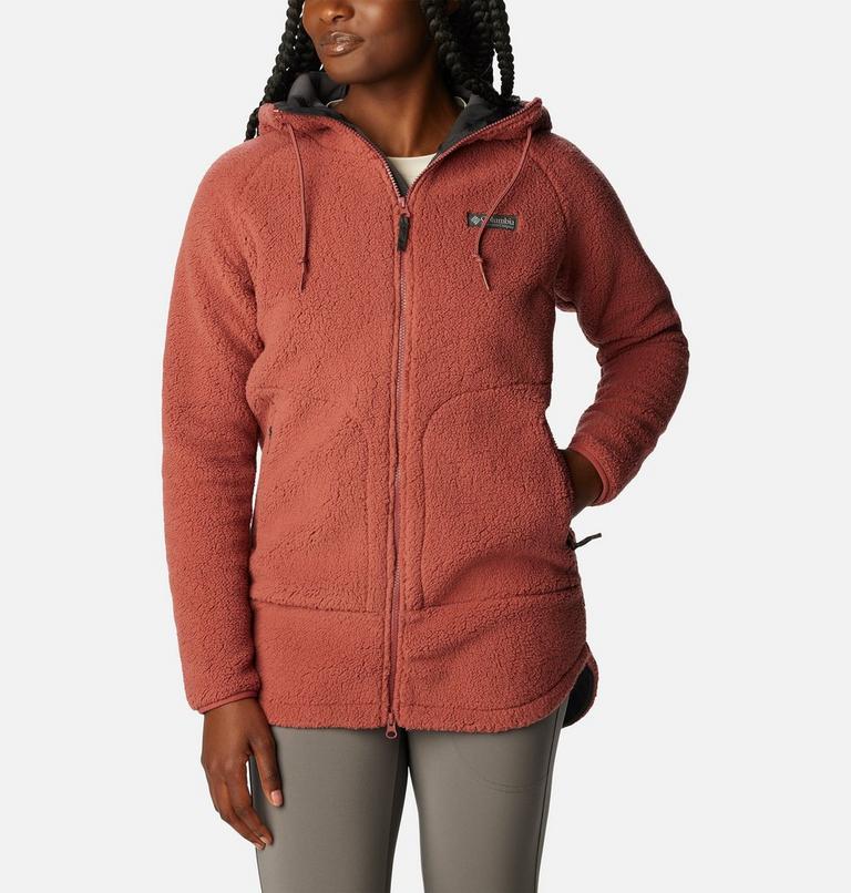 Women's CSC Sherpa Jacket, Color: Beetroot, image 1
