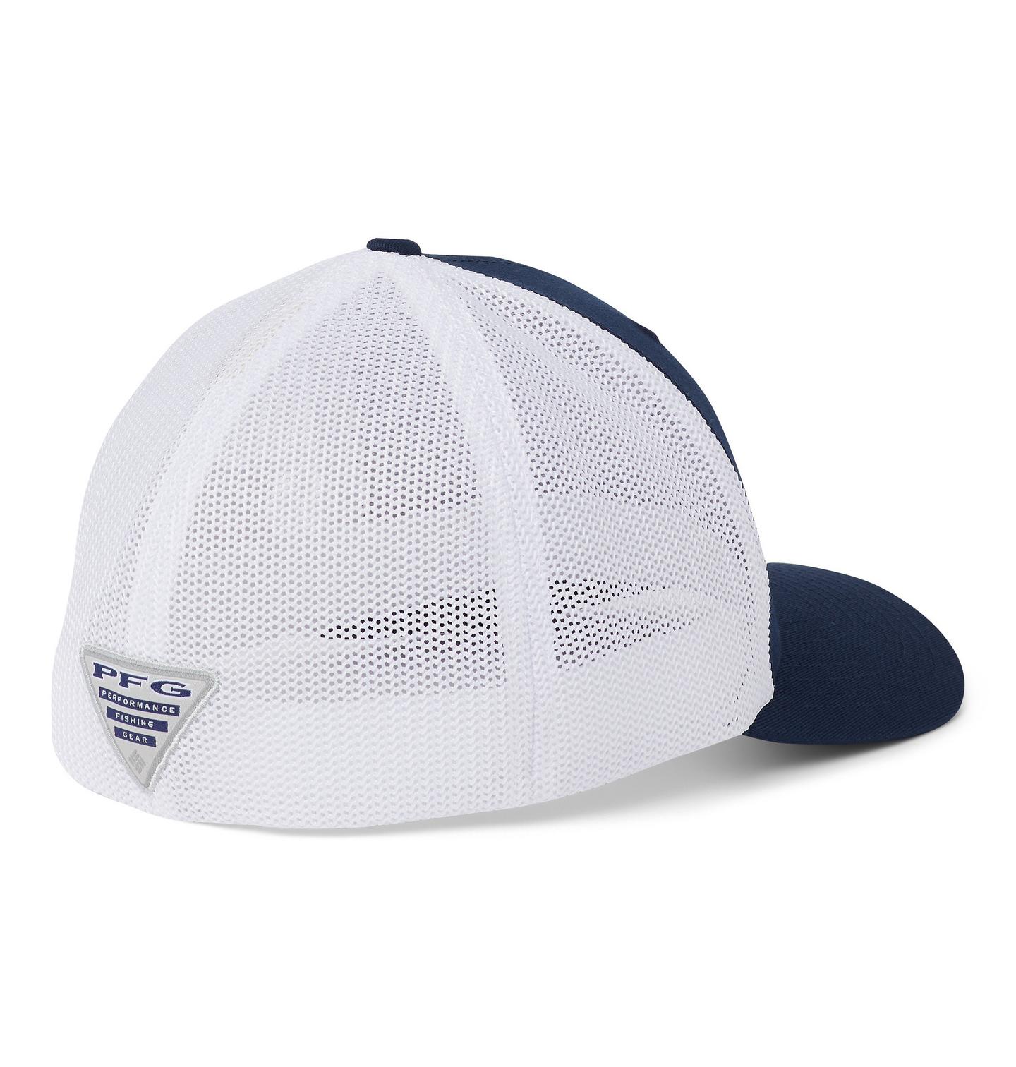 Кепка Columbia PFG Mesh Ball - Auburn, цвет: Тёмно-синий — фото 2