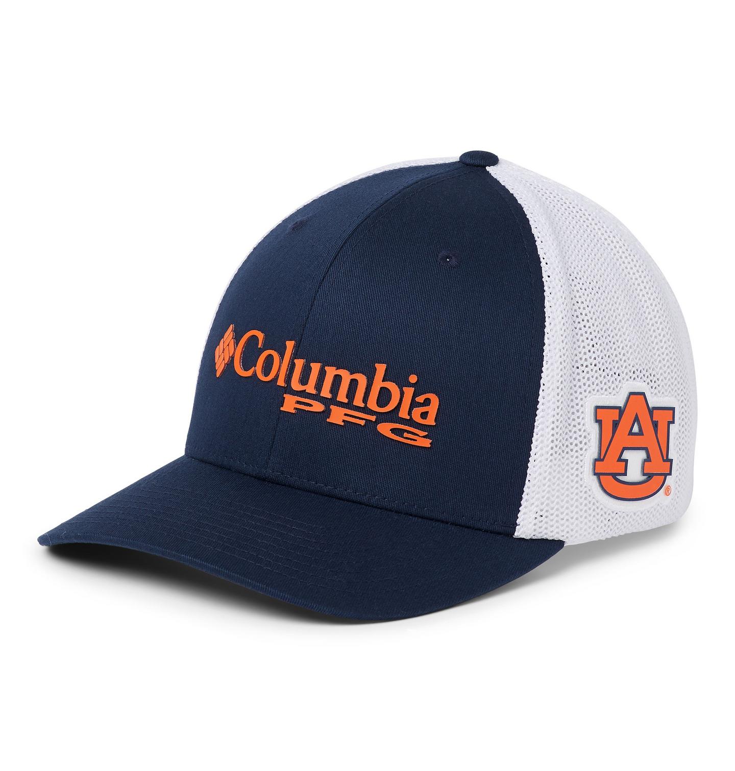 Кепка Columbia PFG Mesh Ball - Auburn, цвет: Тёмно-синий — фото 1