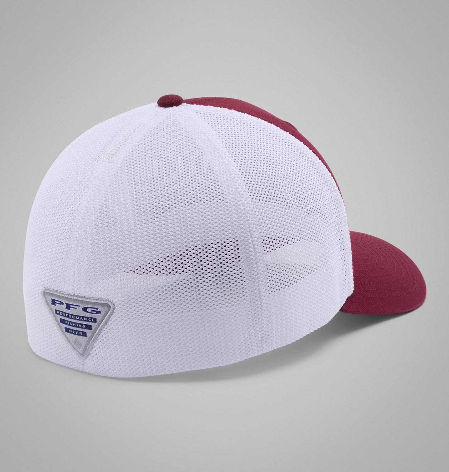Кепка Columbia PFG Mesh Ball - Texas A&M, цвет: Глубокий тёмно-бордовый — фото 2