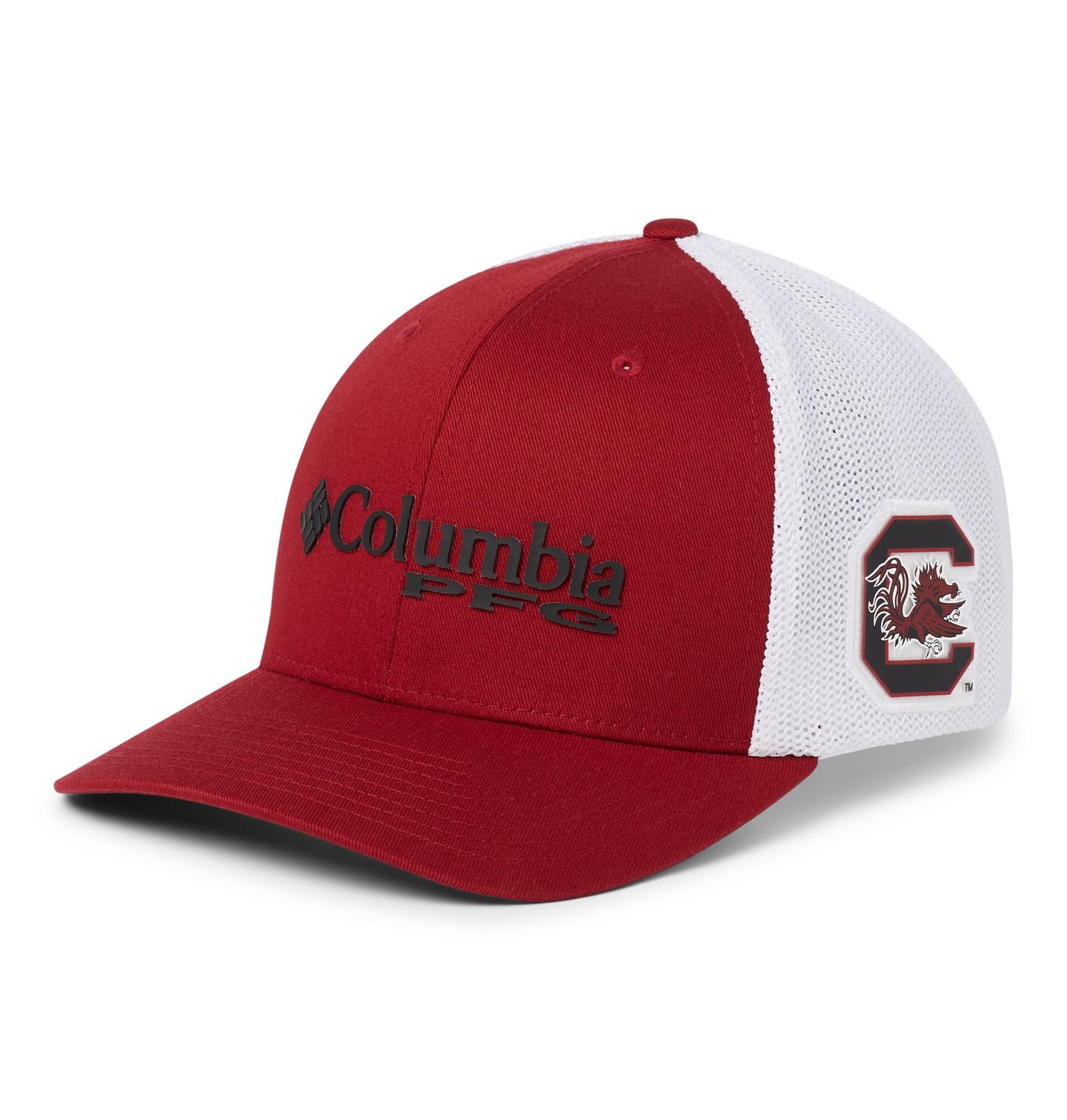 Кепка Columbia PFG Mesh Ball - South Carolina, цвет: Свекольный — фото 1