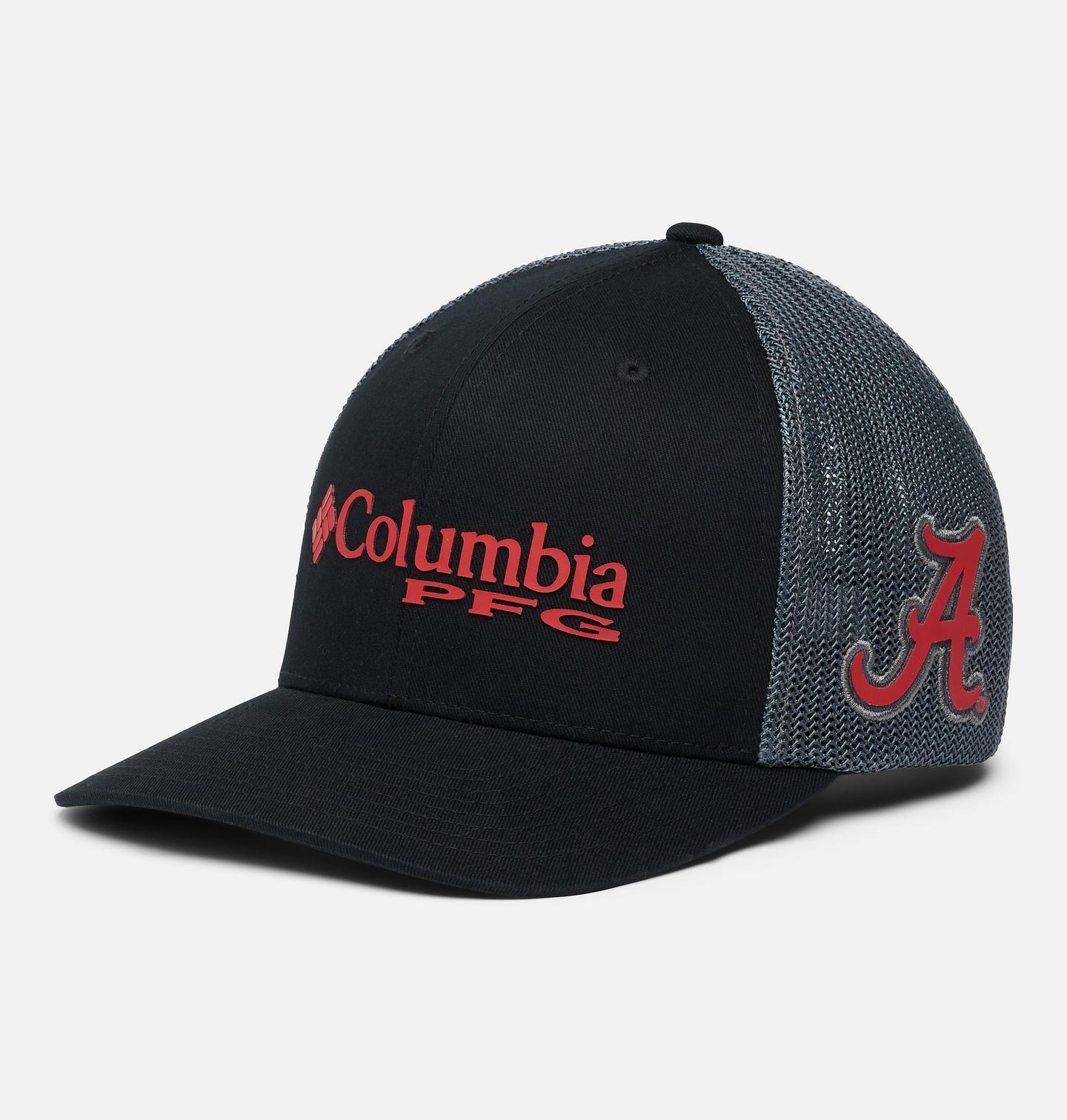 Кепка Columbia PFG Mesh Ball - Alabama, цвет: Чёрный / Графитовый — фото 1