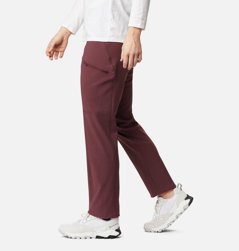 Women's Back Beauty Warm Hiking Trousers, Color: Malbec, image 3