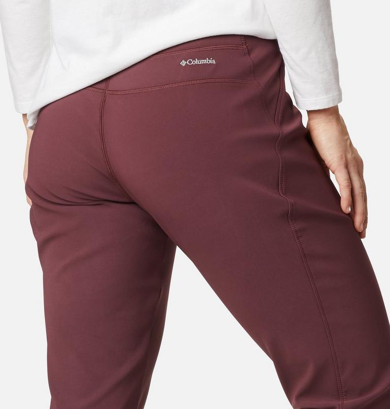 Women's Back Beauty Warm Hiking Trousers, Color: Malbec, image 5