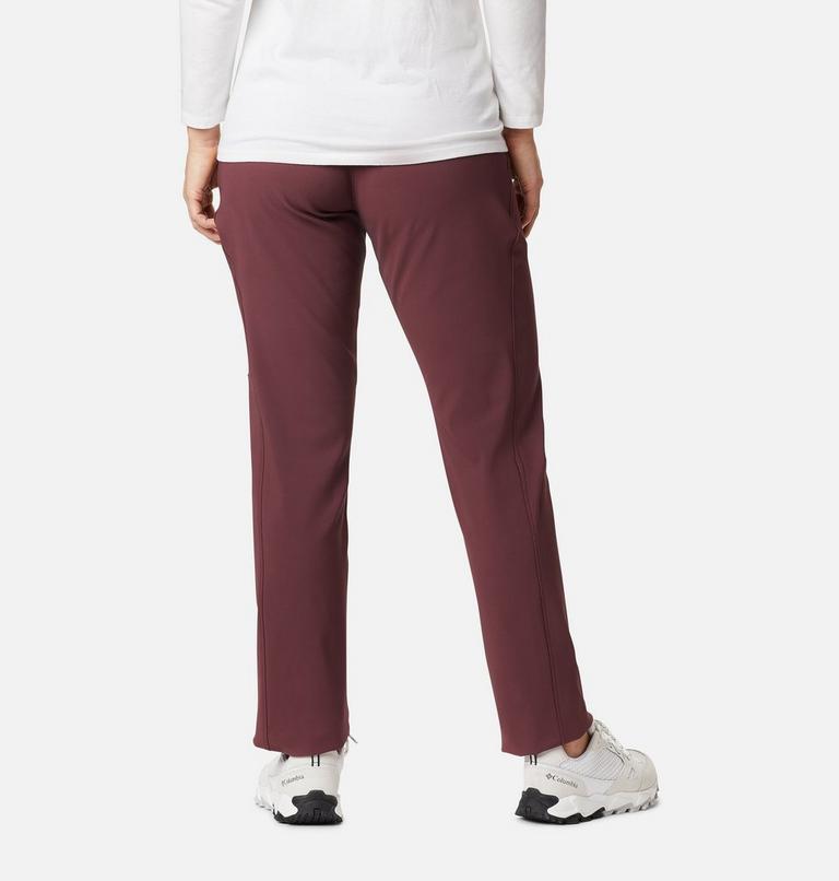 Women's Back Beauty Warm Hiking Trousers, Color: Malbec, image 2