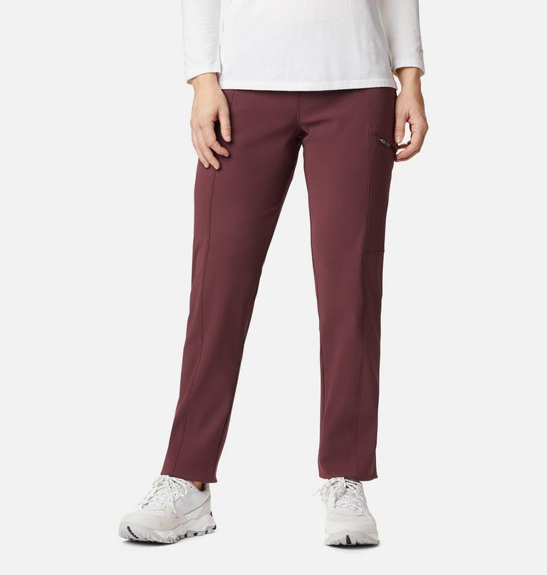 Women's Back Beauty Warm Hiking Trousers, Color: Malbec, image 1