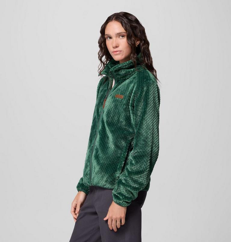 Women's Fire Side II Sherpa Fleece, Color: Rain Forest, image 4