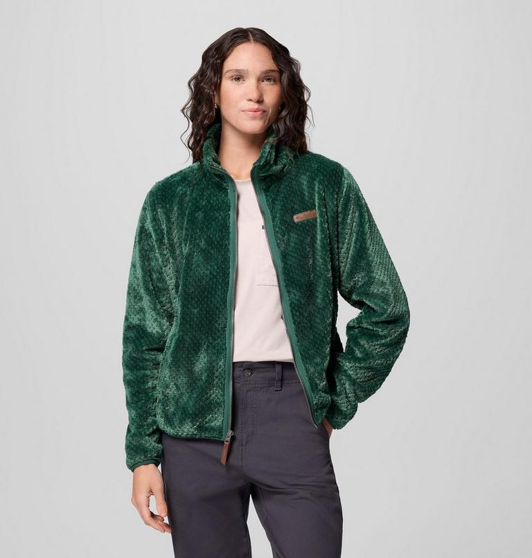 Women's Fire Side II Sherpa Fleece, Color: Rain Forest, image 5