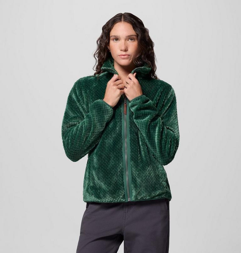 Women's Fire Side II Sherpa Fleece, Color: Rain Forest, image 1