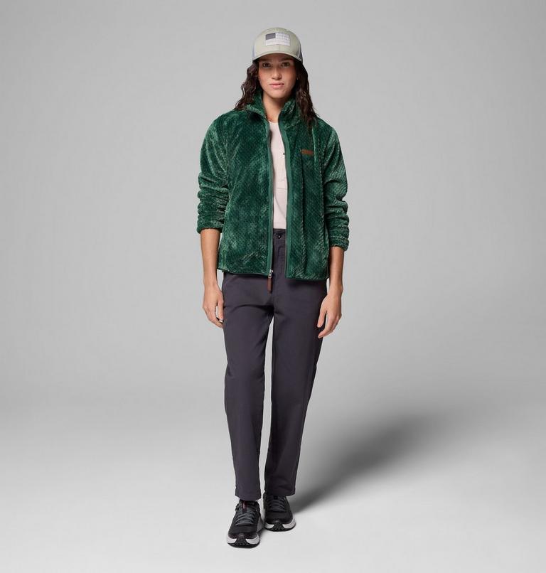 Women's Fire Side II Sherpa Fleece, Color: Rain Forest, image 2