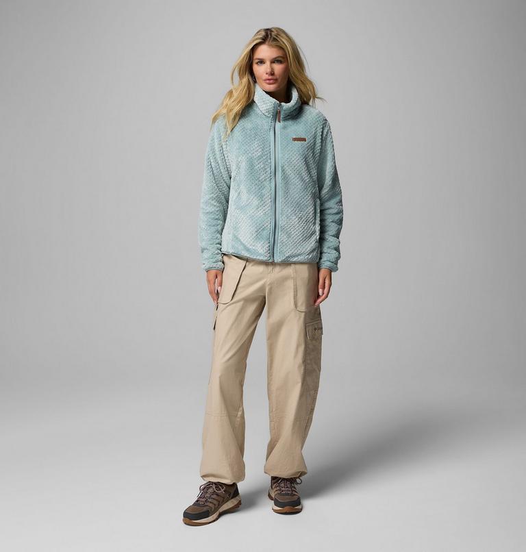 Women's Fire Side II Sherpa Fleece, Color: Crushed Blue, image 2