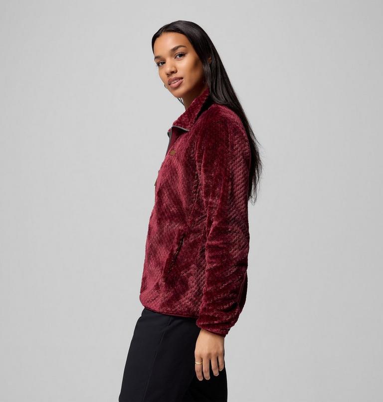 Women's Fire Side II Sherpa Fleece, Color: Rich Wine, image 4