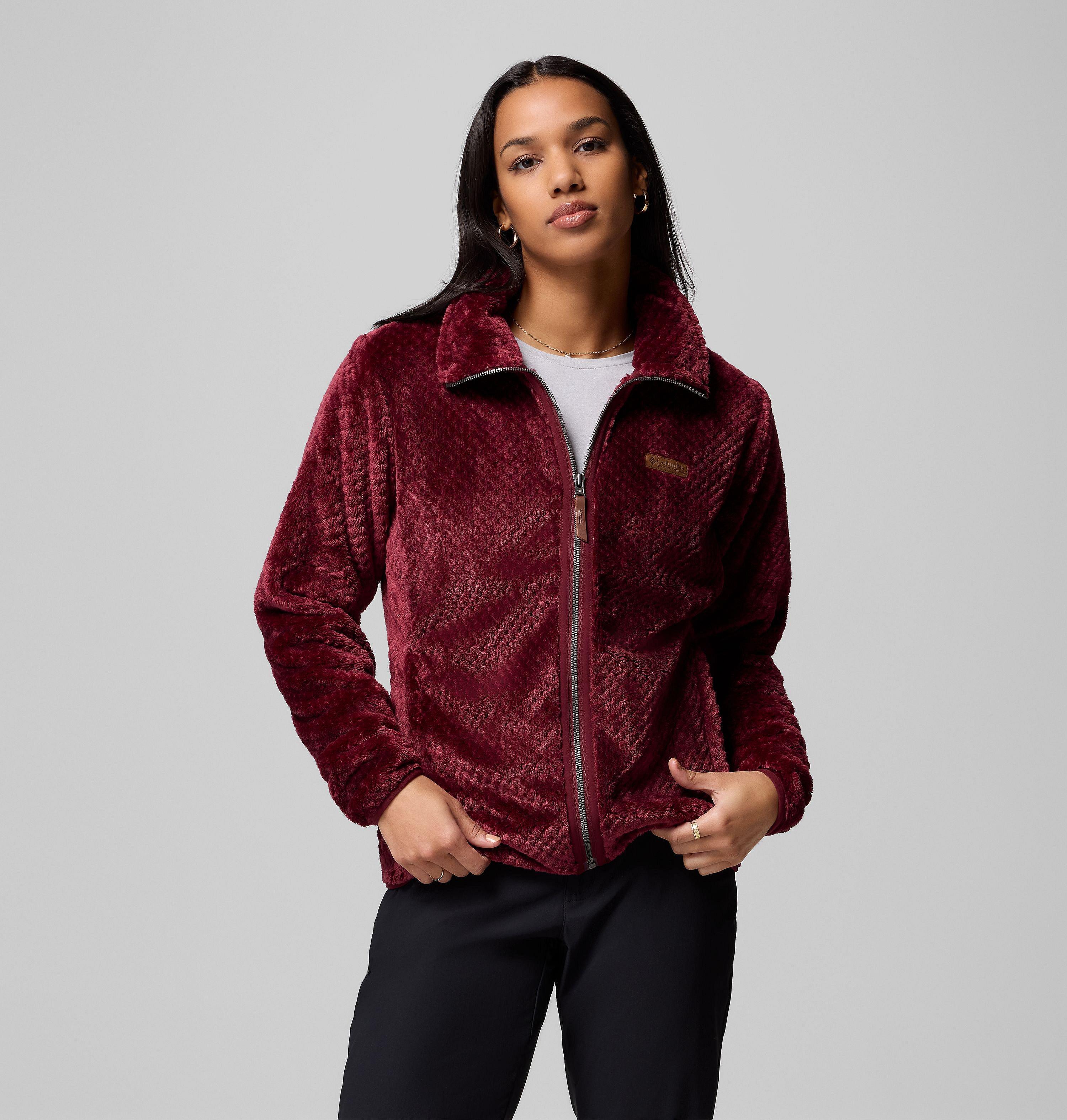 Columbia Sportswear Women's Red Columbia - Fire Side™ Ii Sherpa Fleece - Rich Wine Large