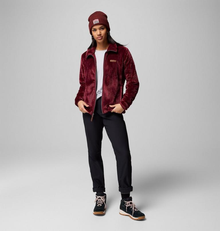 Women's Fire Side II Sherpa Fleece, Color: Rich Wine, image 2