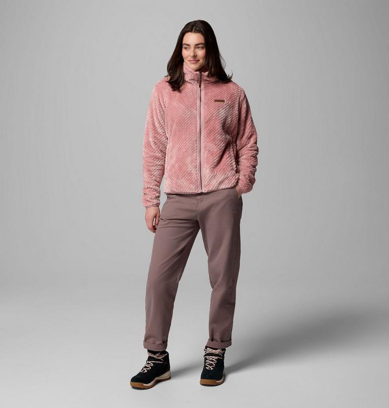 Women's Fire Side II Sherpa Fleece, Color: Eraser Pink, image 2