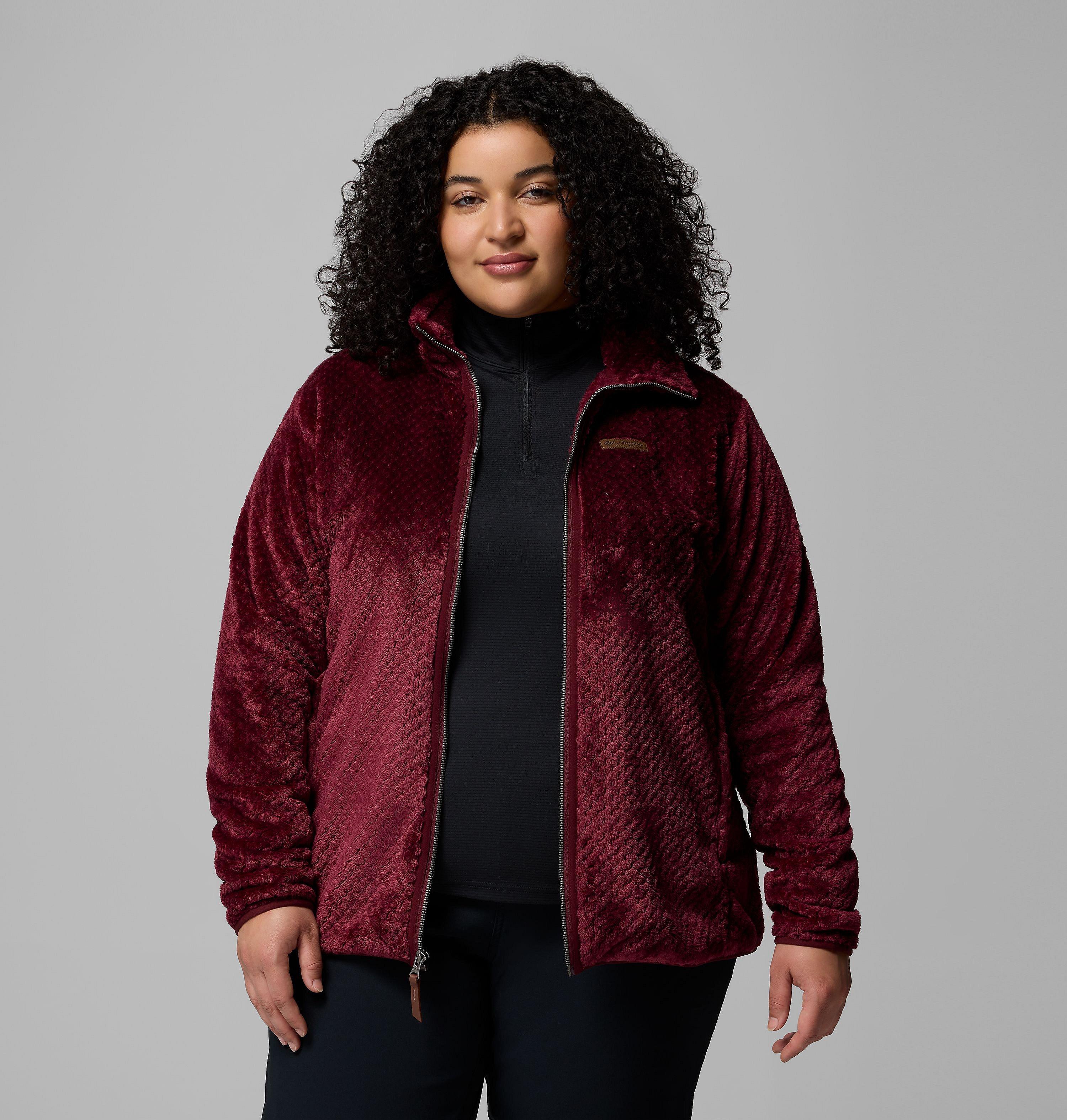 Women's Fire Side II Sherpa Full Zip Fleece - Plus Size | 623 | 1X 4